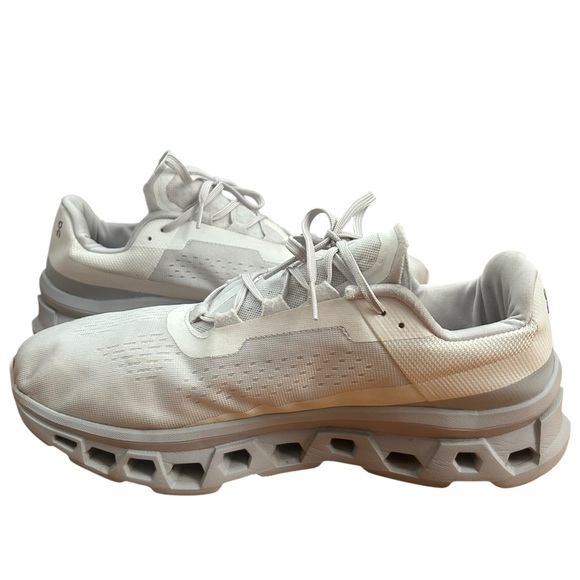 On Cloudmonster Sneakers Sz 12.5 White Glacier